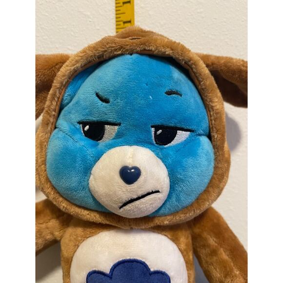 Care Bears 2021 Grumpy Bear Plush with Rear Tag and Logo Dog Suit Rain Cloud - Picture 3 of 15